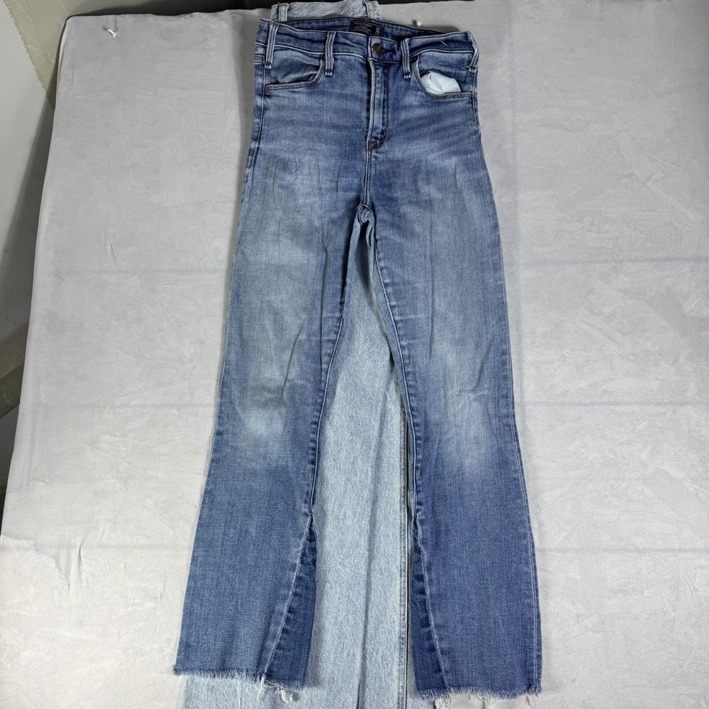 Abercrombie & Fitch Hollister Womens Bootcut Jeans Blue Distressed 24 Lot of 3 - Picture 4 of 10